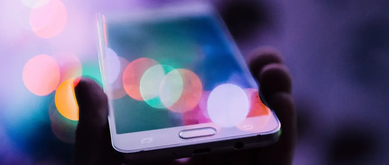 Side shot of phone
