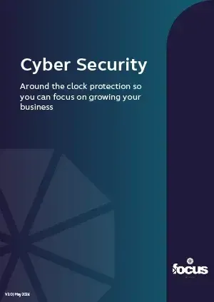 Cyber security brochure front cover