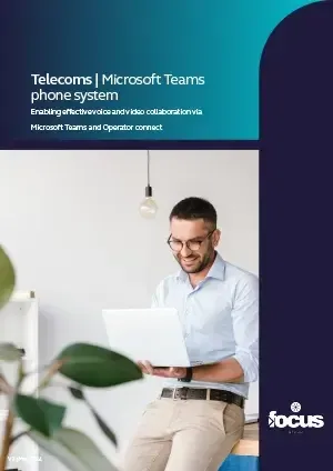 Microsoft Teams phone system brochure front cover