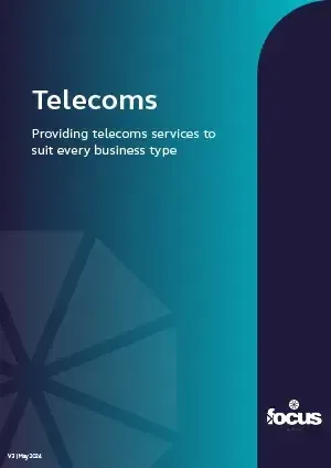 Telecoms brochure front cover