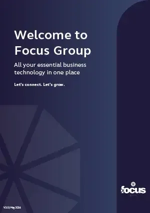 Welcome To Focus Group brochure front cover