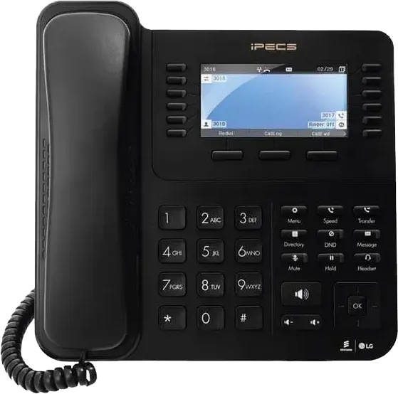 LG Ericsson iPecs on premise phone system handset